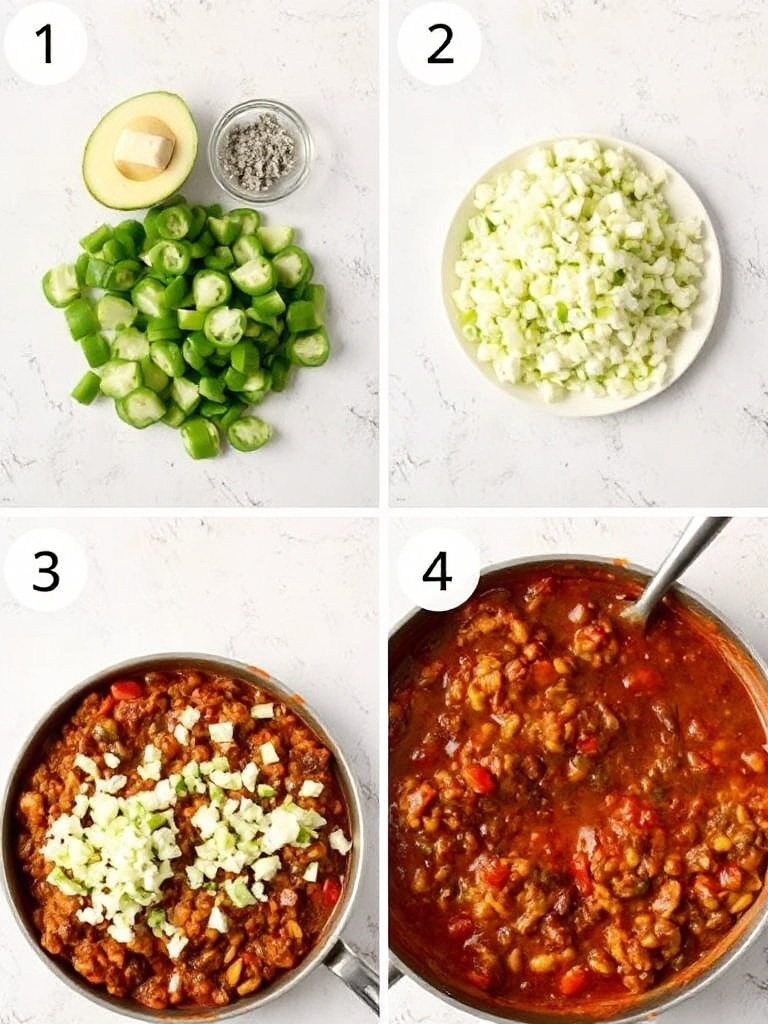 chili cone carne preparation