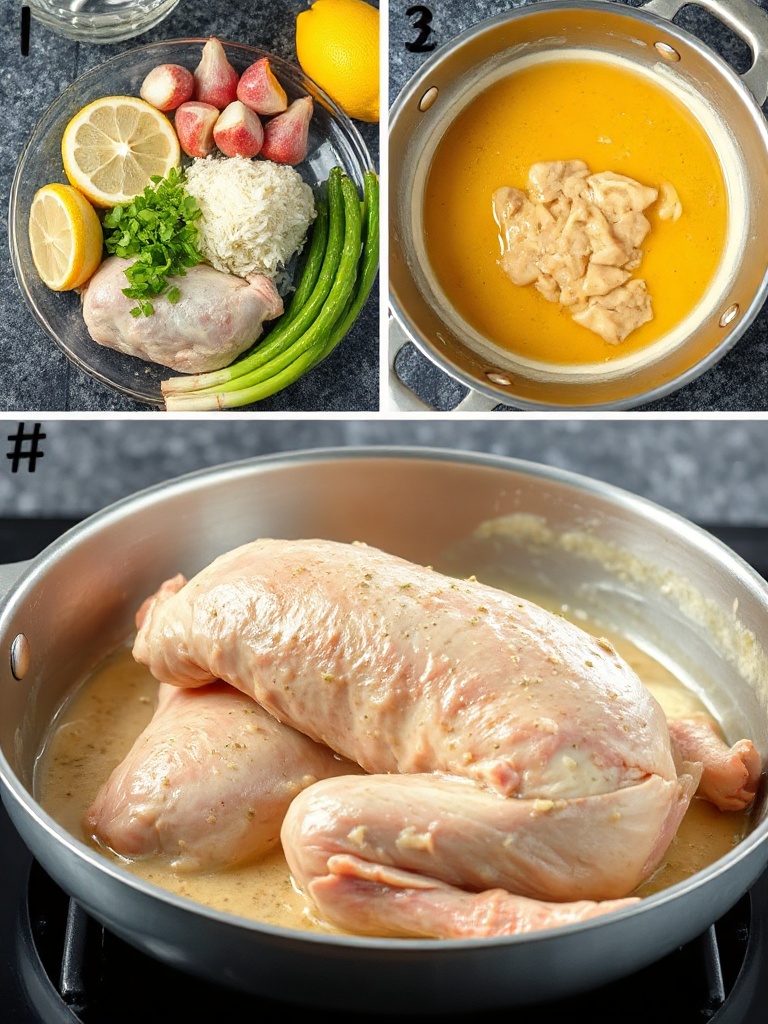 recette poulet preparation