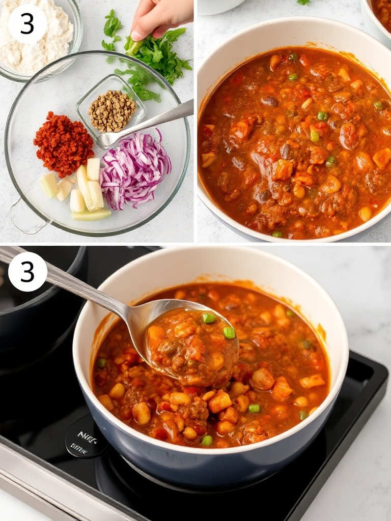 chili cone carne preparation