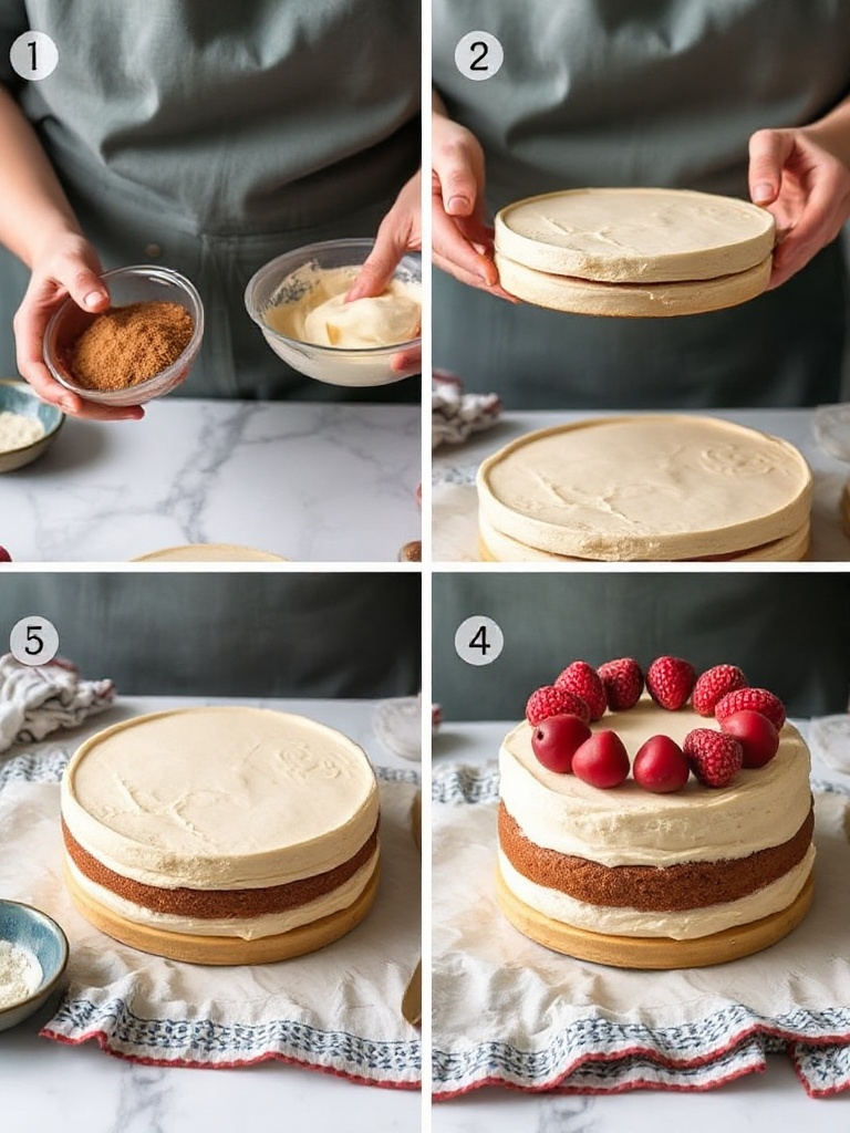 gateaux preparation