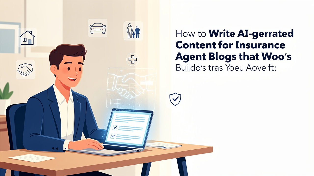How to Write AI Content for Insurance Agent Blogs That Builds Trust