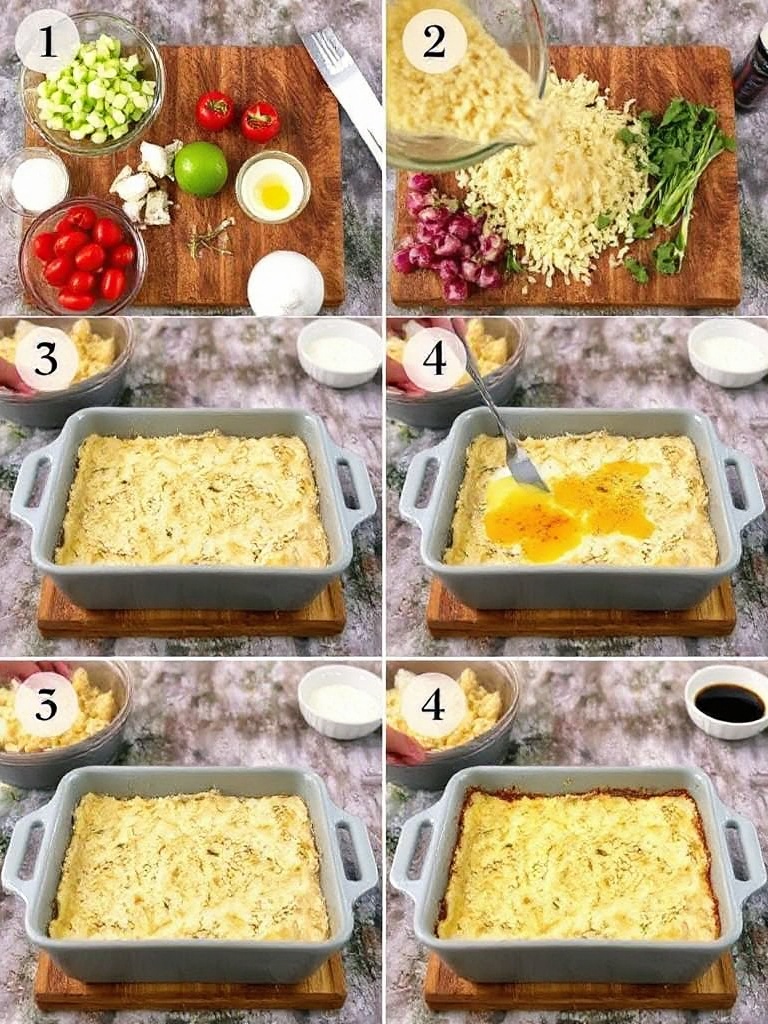 gratin de pate preparation