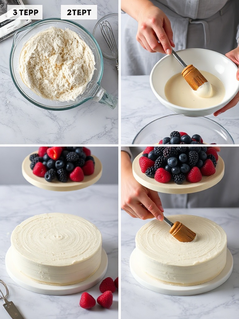 gateaux preparation
