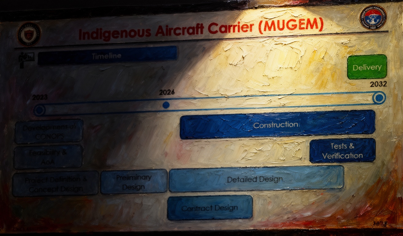 Turkish Navy Announces 2032 Delivery for MUGEM Aircraft Carrier
