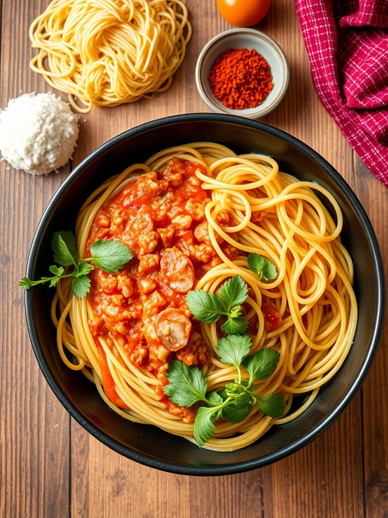 spaghetti bolognaise ingredients