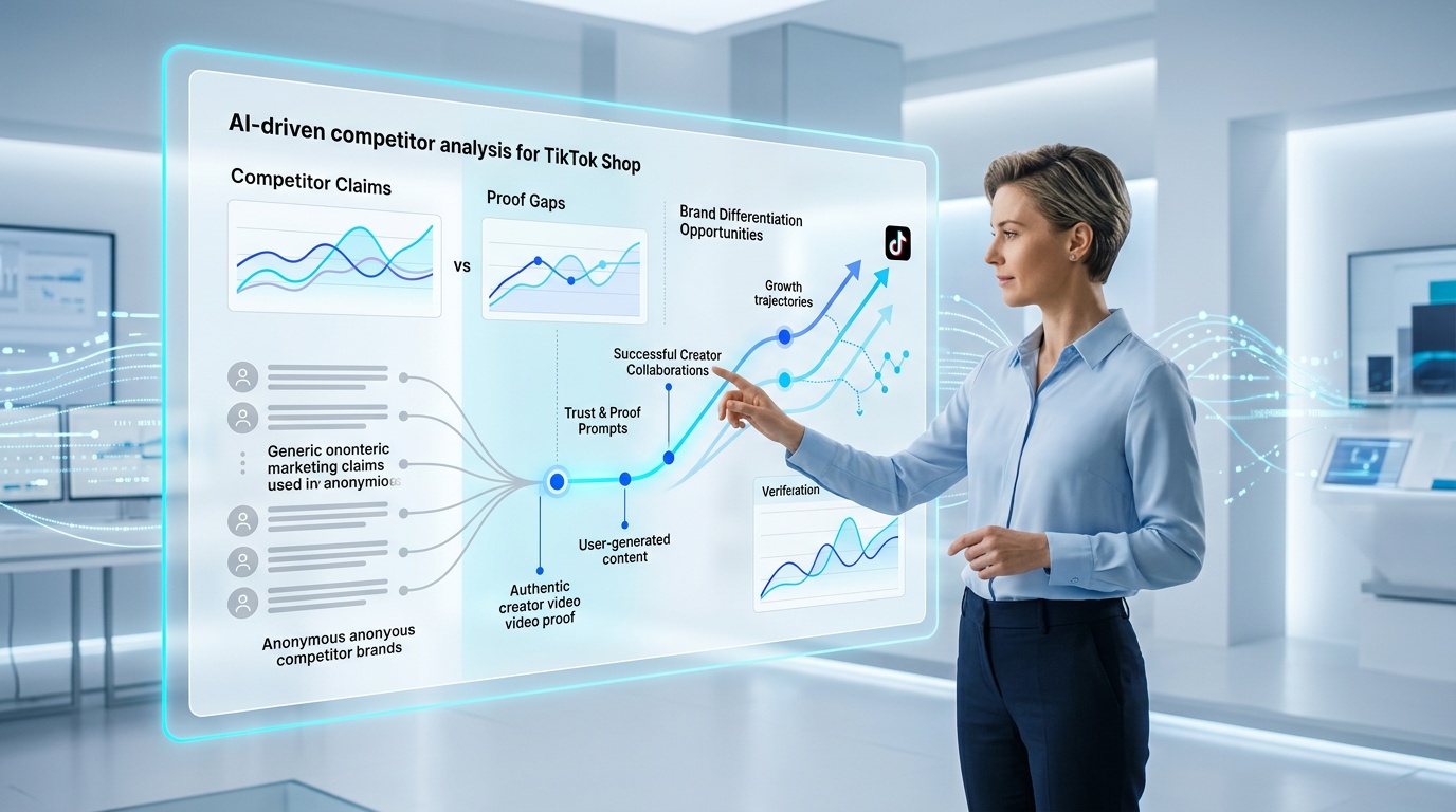 Usando Insights de Concorrentes para Identificar Lacunas de Prova e Diferenciar Sua Marca
