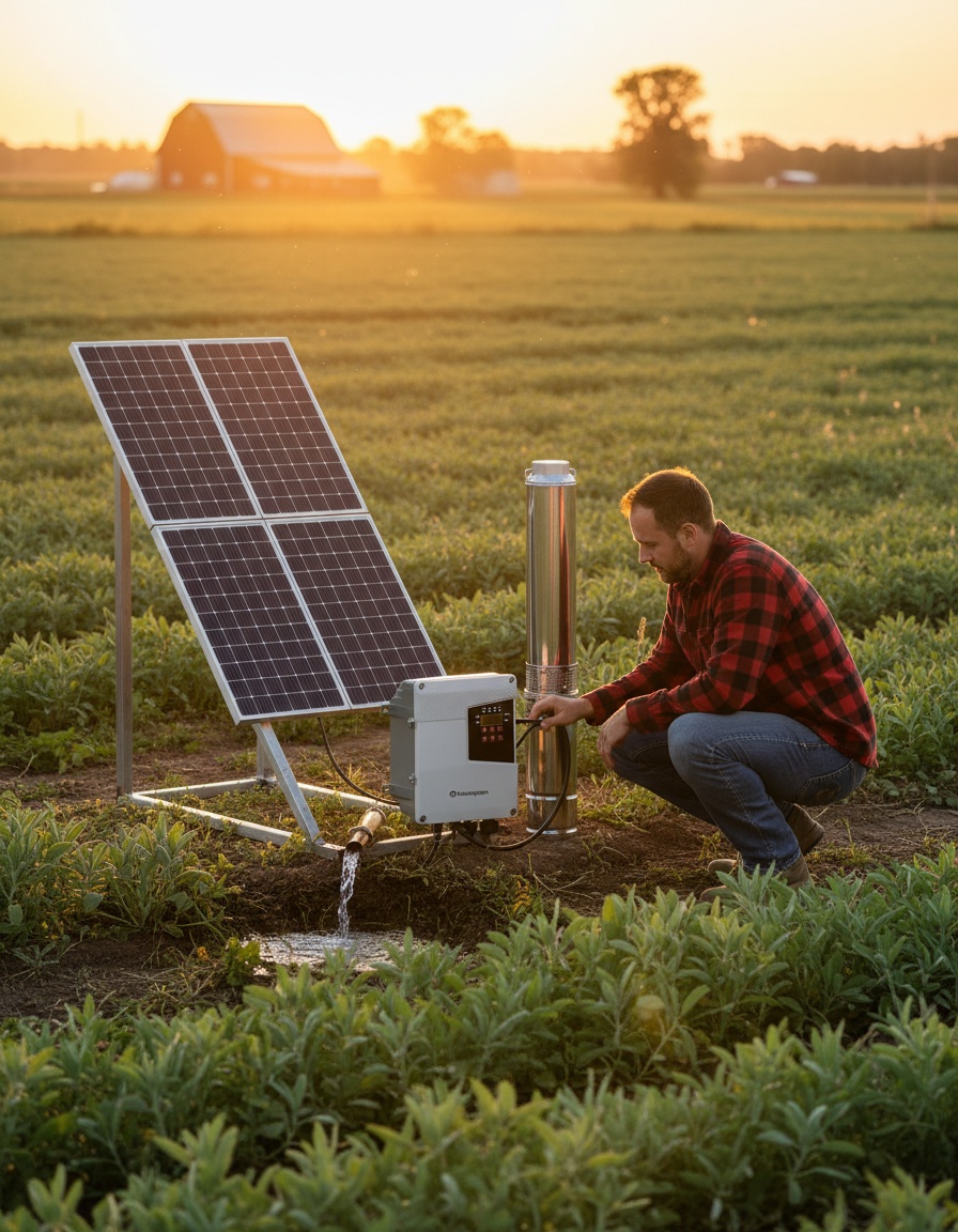 Nuevo kit de bombeo solar de 48V optimiza la extracción de agua en zonas rurales