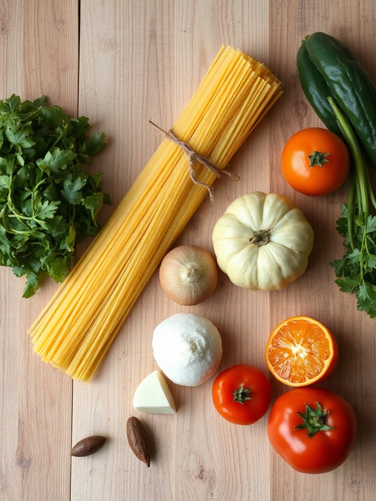 courge spaghetti ingredients