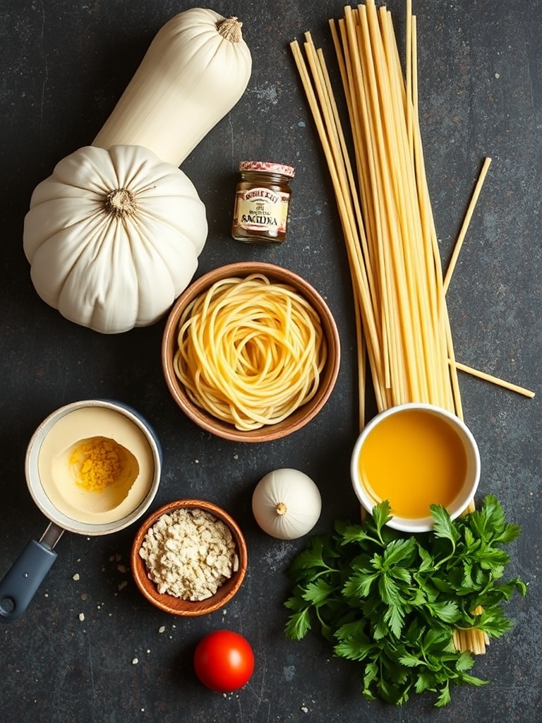 courge spaghetti ingredients