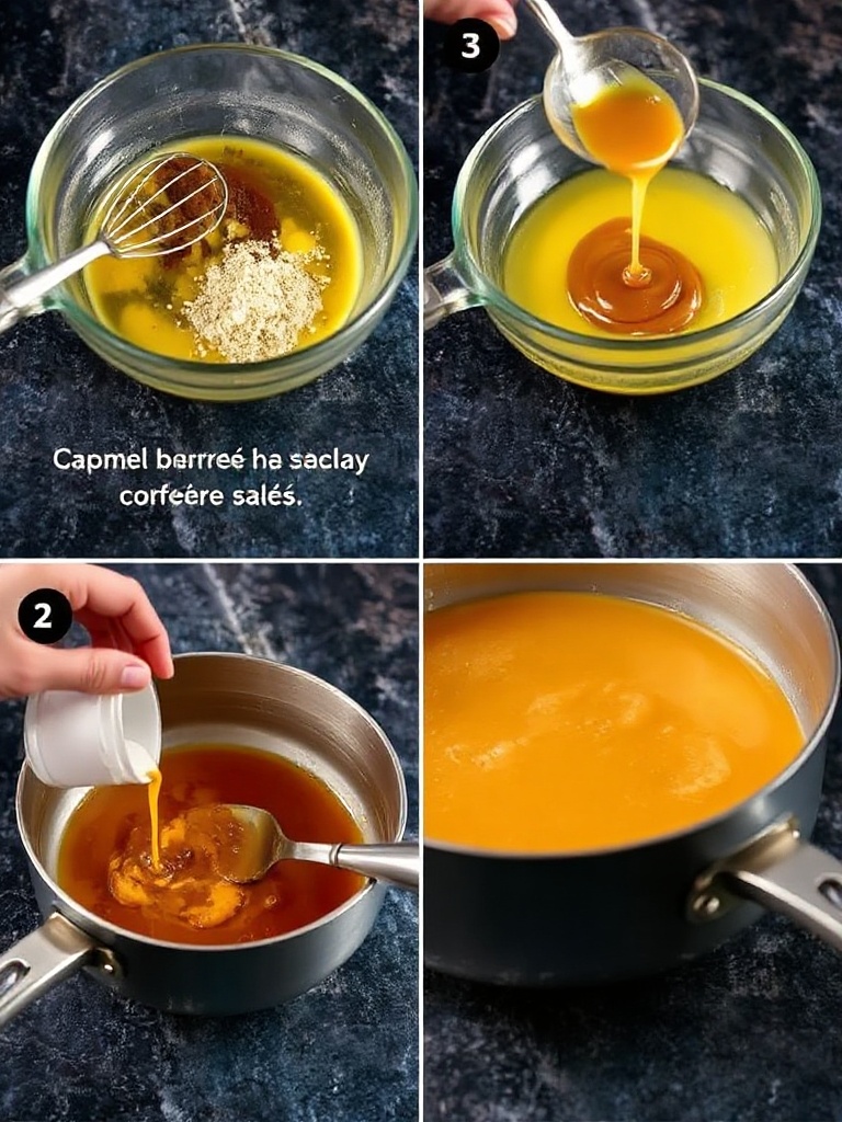 caramel beurre salé preparation