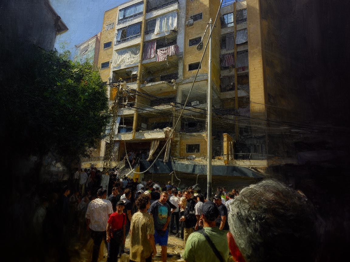 Israel Strikes Beirut's Southern Suburbs with Multiple Explosions