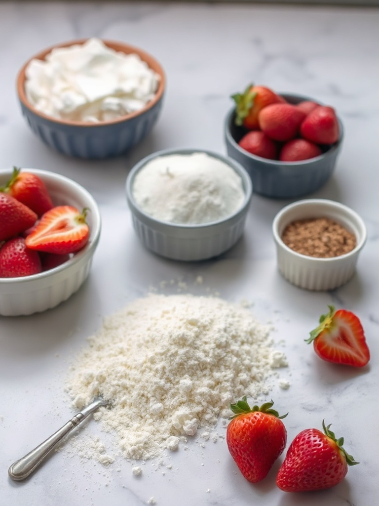 tiramisu aux fraises ingredients