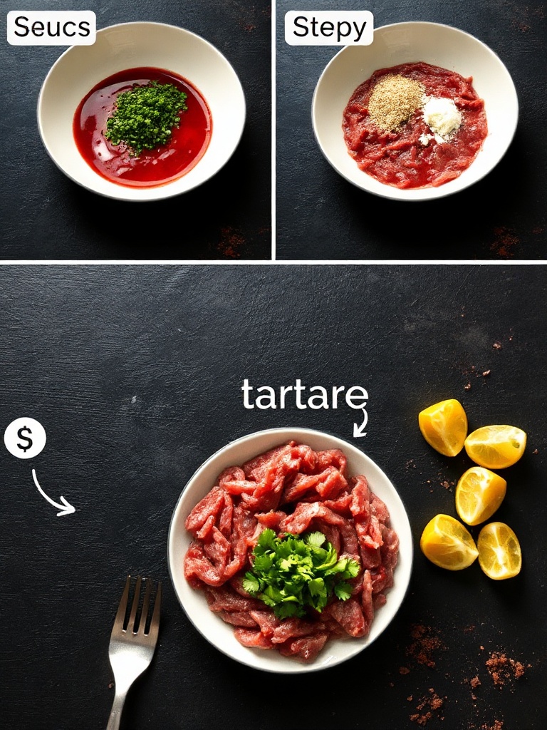 sauce tartare preparation