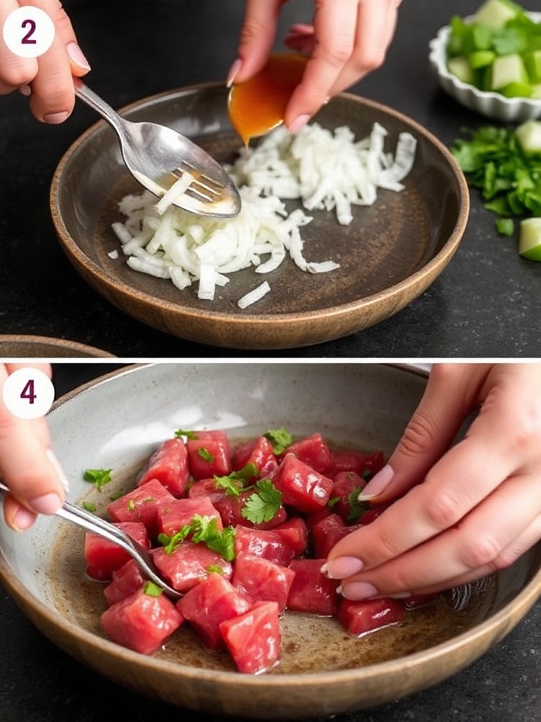 sauce tartare preparation
