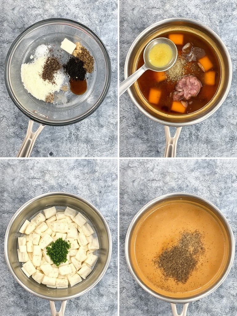 sauce au poivre preparation