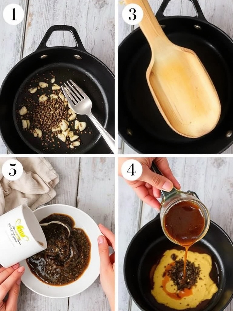 sauce au poivre preparation
