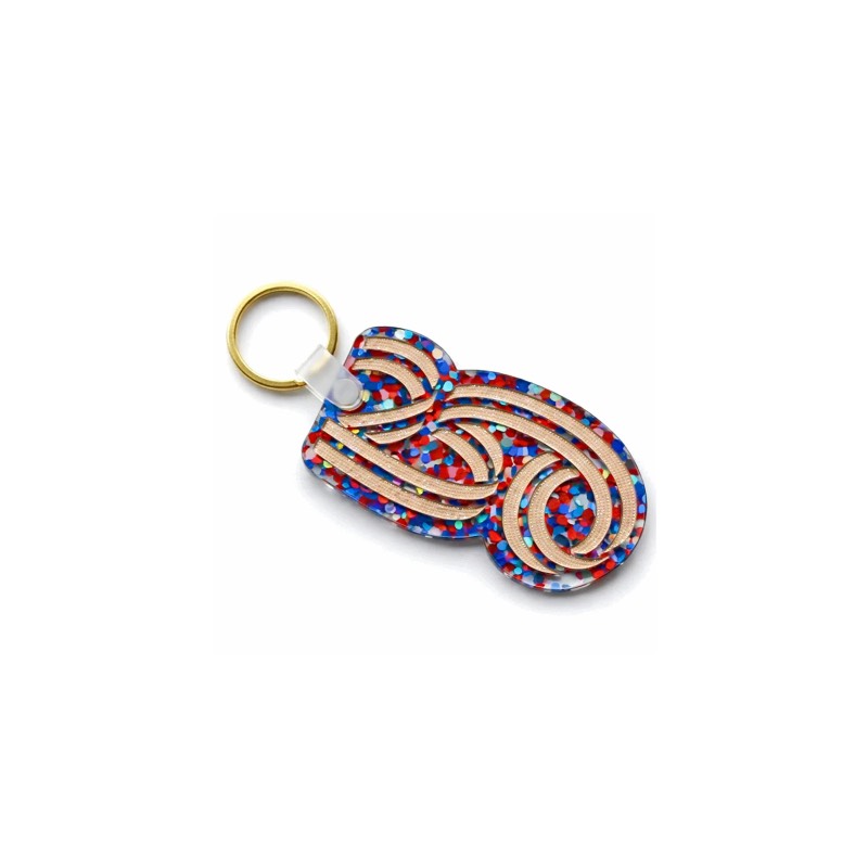 keychain dog tag — free 3D model