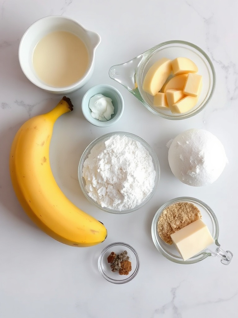 gateau banane ingredients