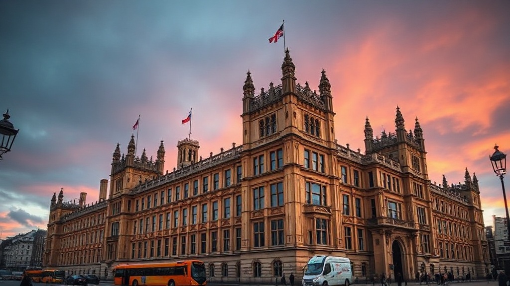 UK Parliament and HM Treasury building representing Rachel Reeves debt policy 2026