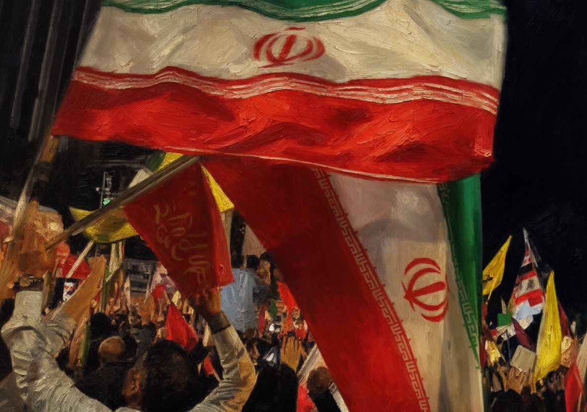 Celebrations in Tehran as Missiles Launch Toward Israel