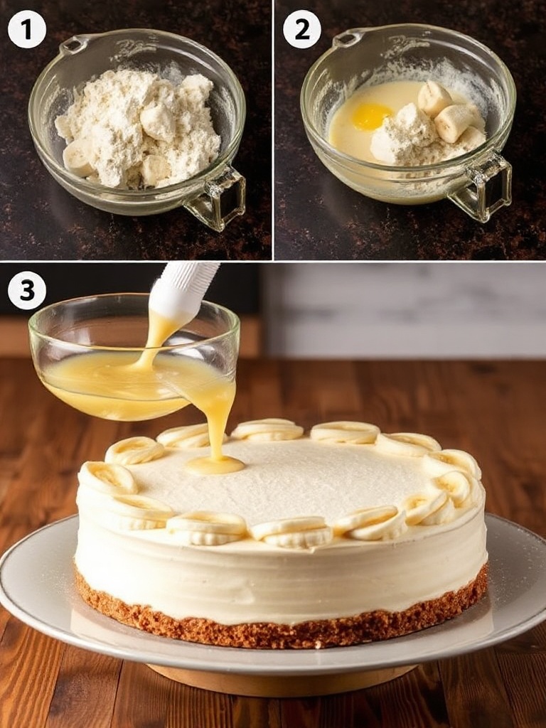 gateau banane preparation