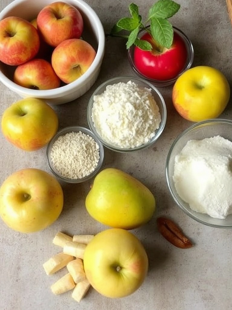 crumble aux pommes ingredients