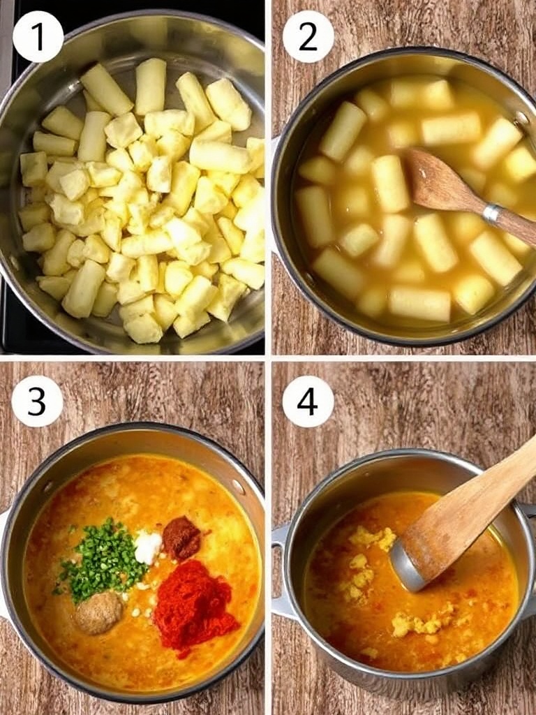soupe au choux preparation