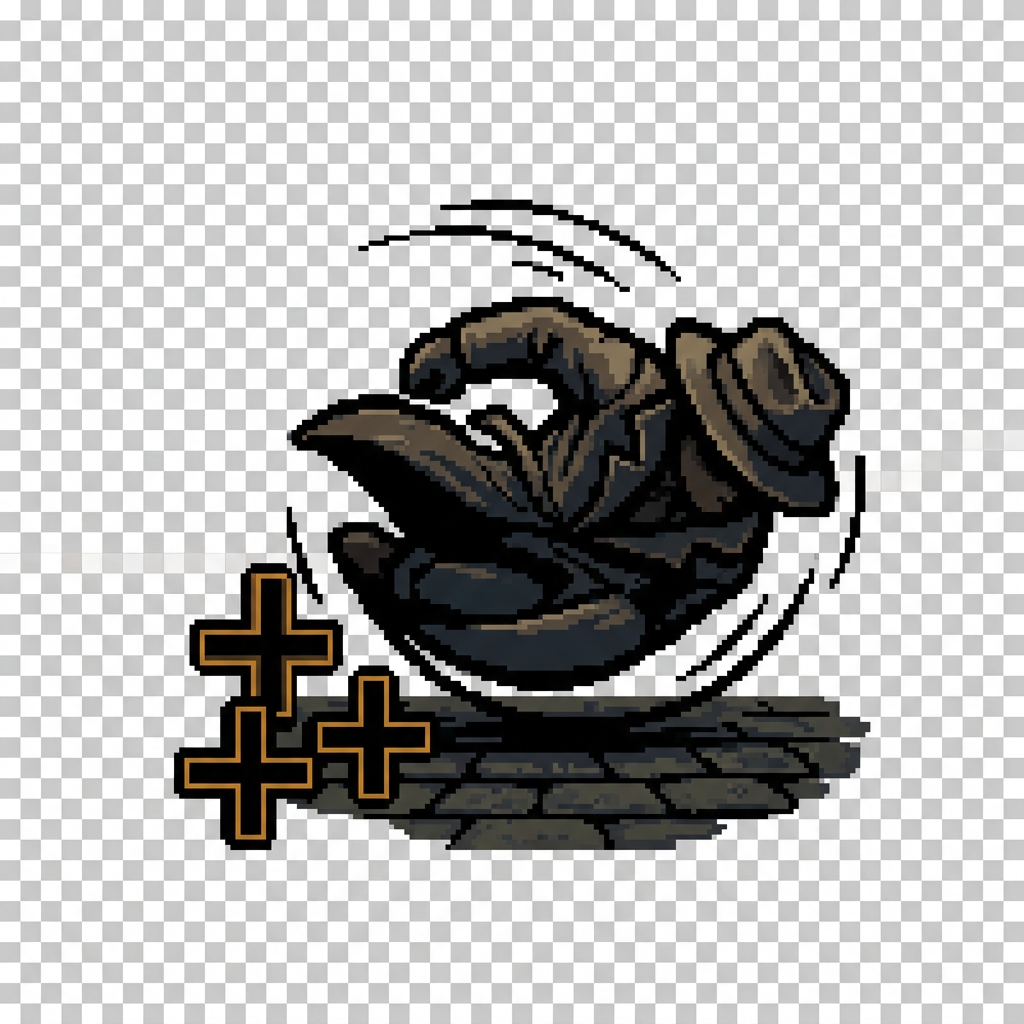 48px pixelart icon for upgrade "roll