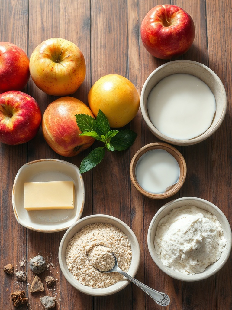 clafoutis aux pommes ingredients