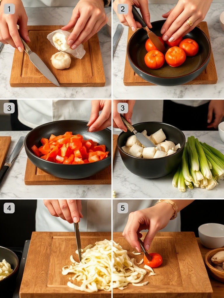 chou chinois preparation