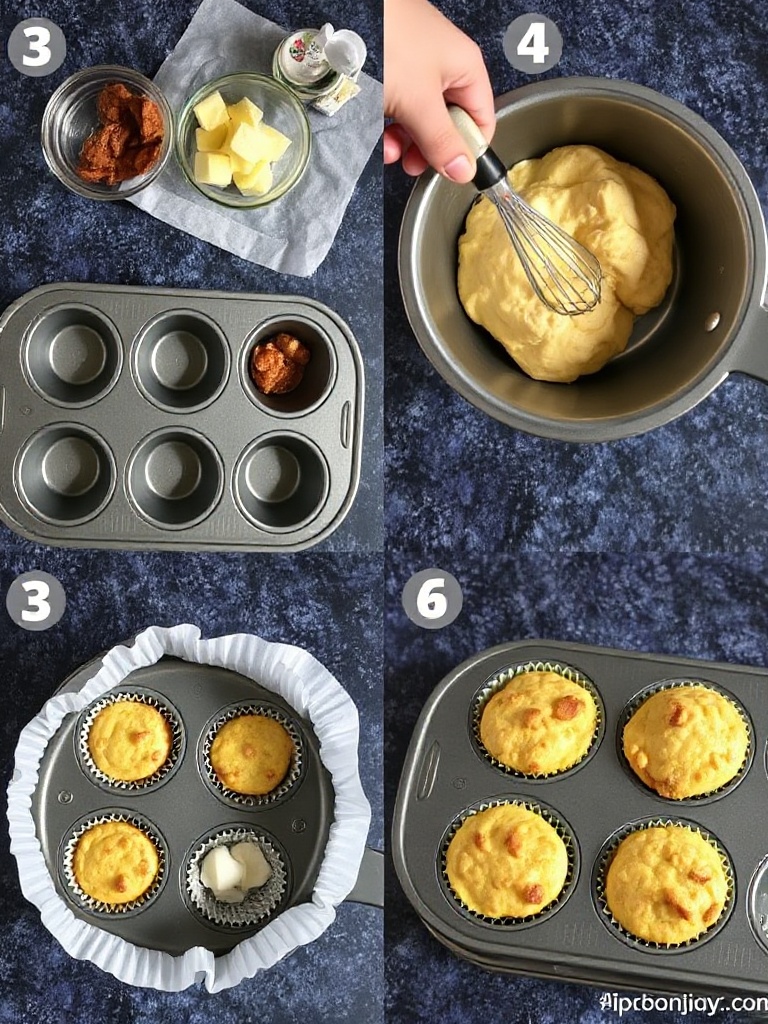 recette muffin preparation