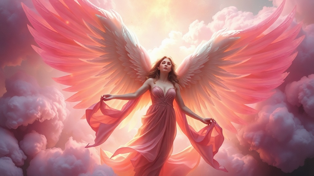 Sonhar com Arcanjo Chamuel em Luz Rosa: Amor Divino