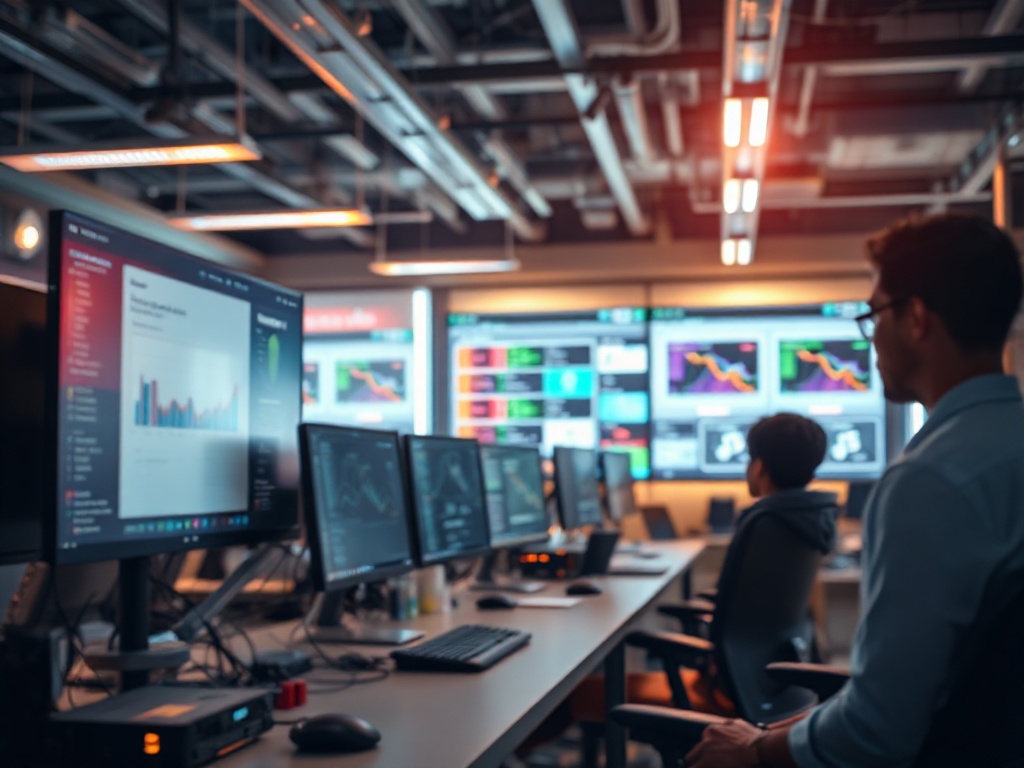 Illustration of AI-powered automated testing tools revolutionizing software development processes