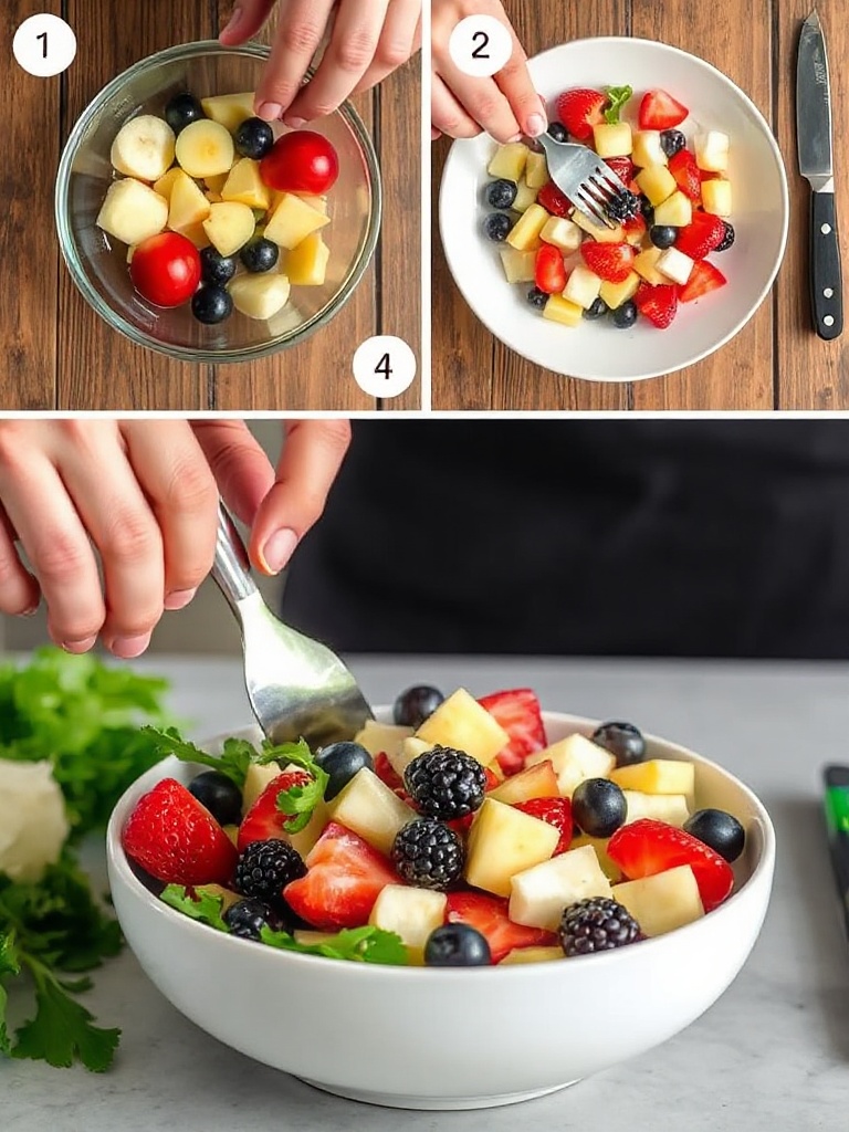 salade de fruits preparation