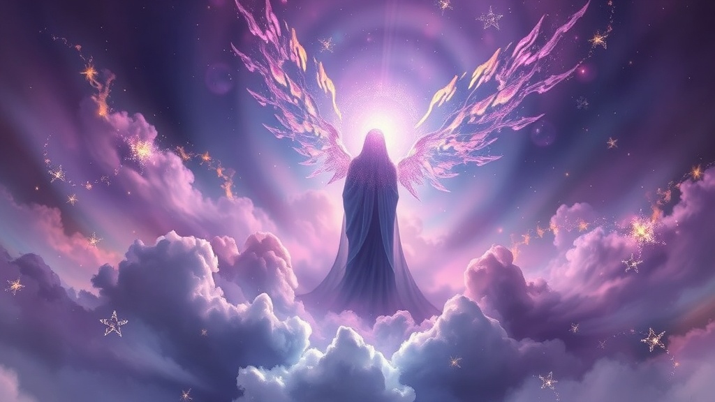 Sonhar com Arcanjo Zadquiel: Luz Violeta e Sabedoria