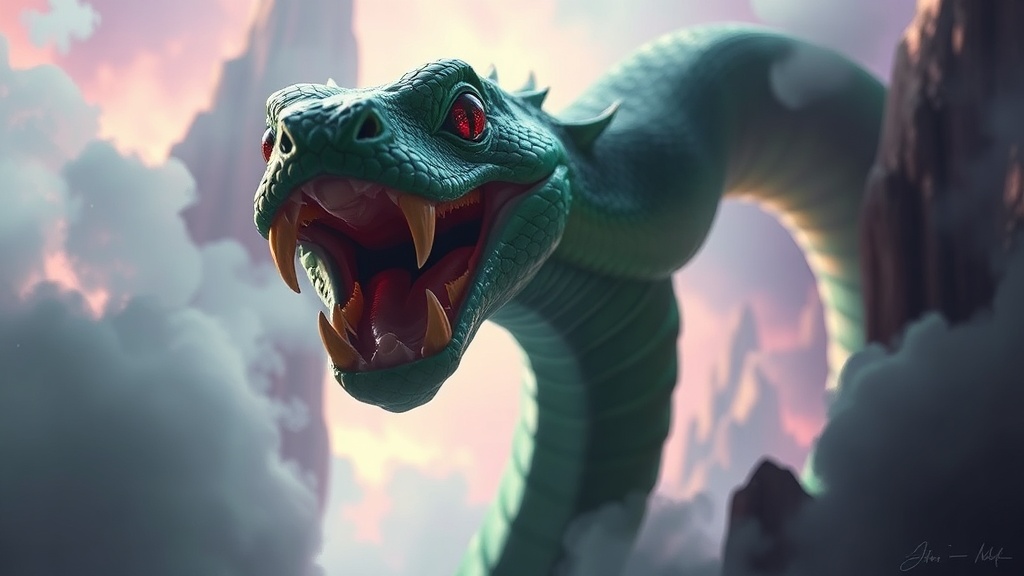 Sonhar com Cobra Verde Atacando: Significado Profundo