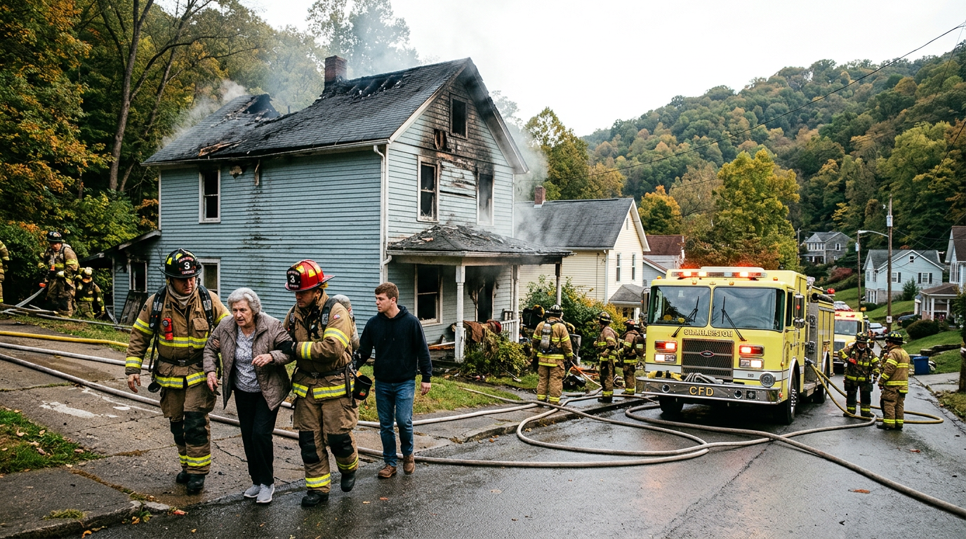 Charleston House Fire Rescue Highlights Fast Emergency Response