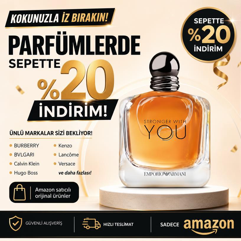 Parfümlerde sepette %20