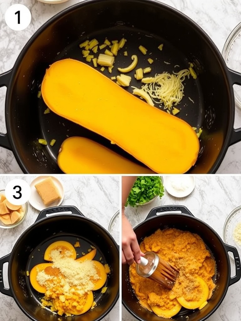 recette butternut preparation