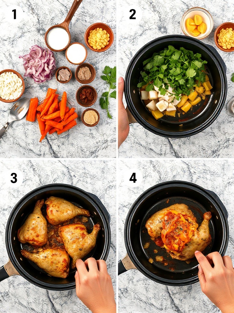 tajine poulet preparation