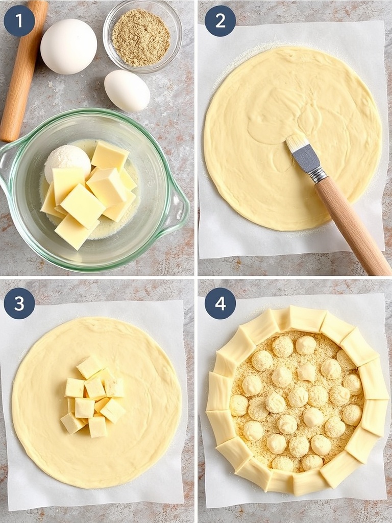 galette des rois frangipane preparation
