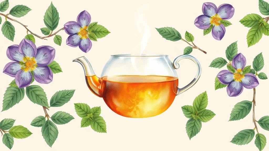 Chá de Açafrão e Hortelã: Receita Anti-Acne Natural
