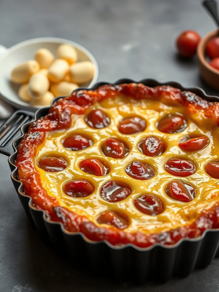 clafoutis abricot preparation