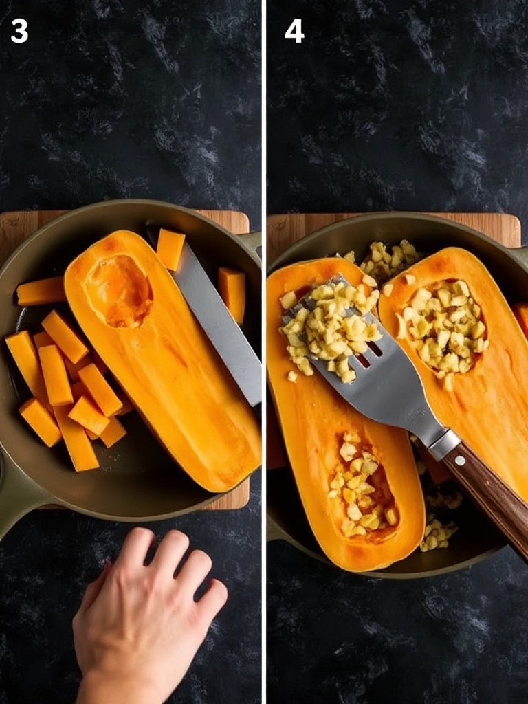 recette butternut preparation