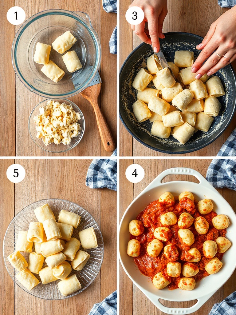recette gnocchi preparation