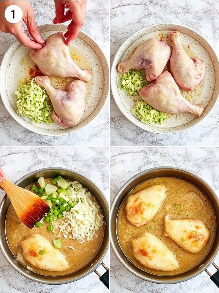 poulet recette preparation