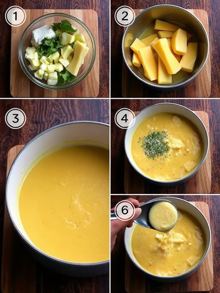 soupe butternut preparation