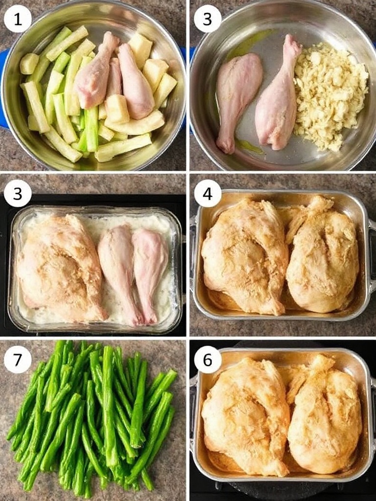 poulet recette preparation