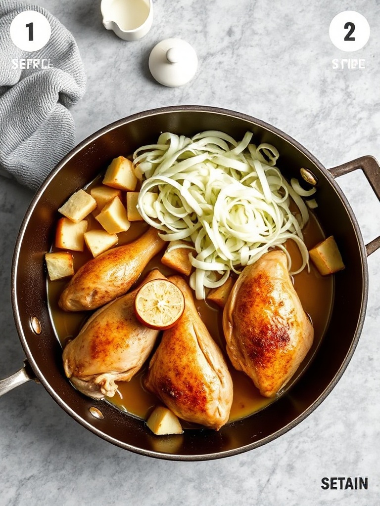 poulet recette preparation