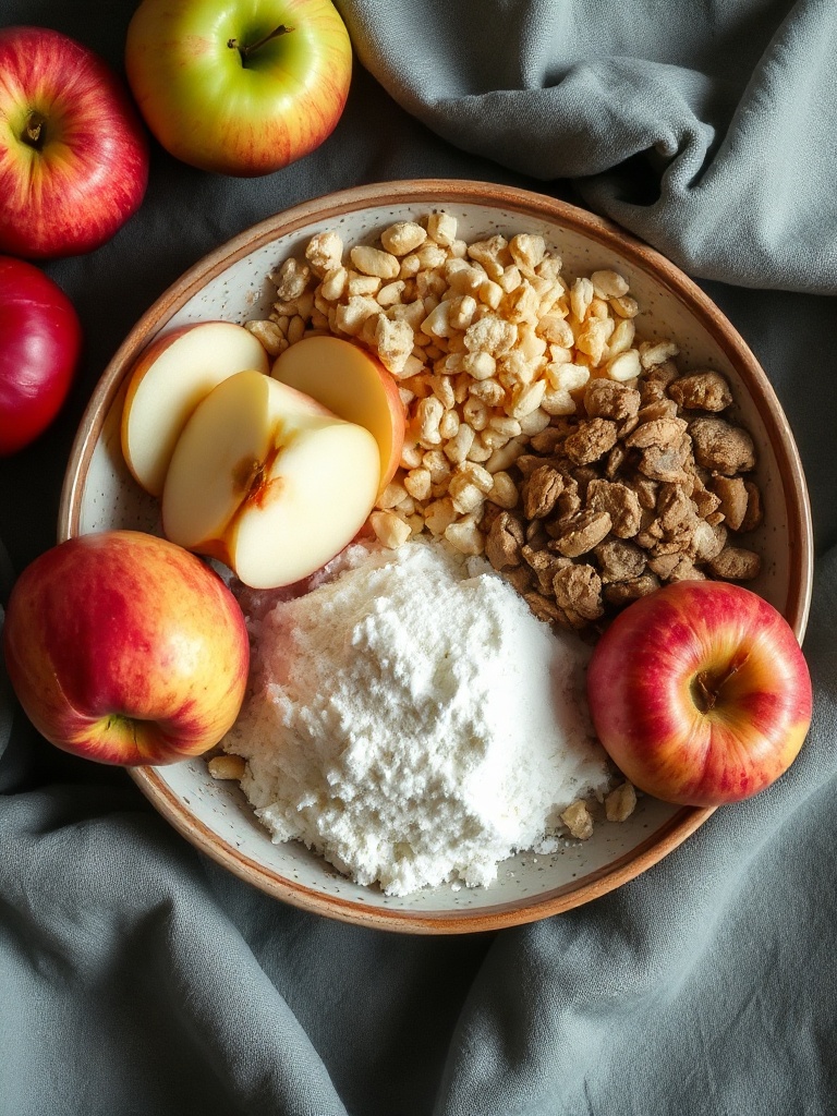 crumble au pomme ingredients